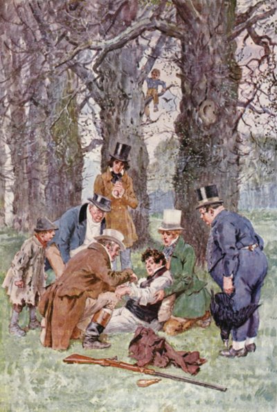 Illustration for The Pickwick Papers by Charles Dickens by Charles Edmund (after) Brock