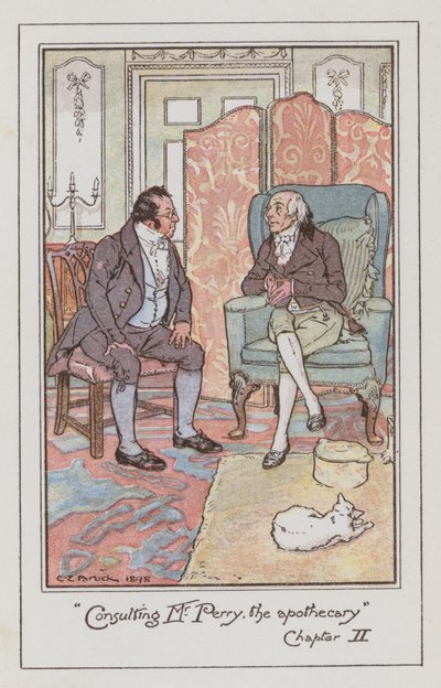 Illustration for Emma by Jane Austen by Charles Edmund Brock