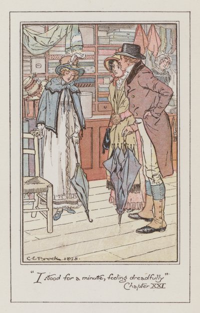 Illustration for Emma by Jane Austen by Charles Edmund Brock