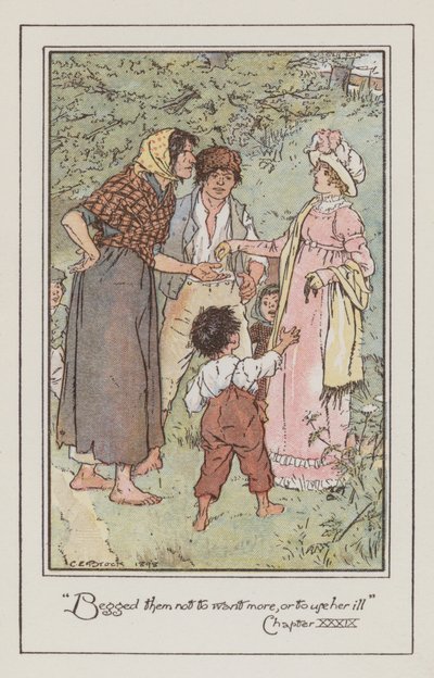 Illustration for Emma by Jane Austen by Charles Edmund Brock