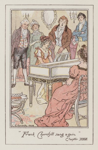 Illustration for Emma by Jane Austen by Charles Edmund Brock
