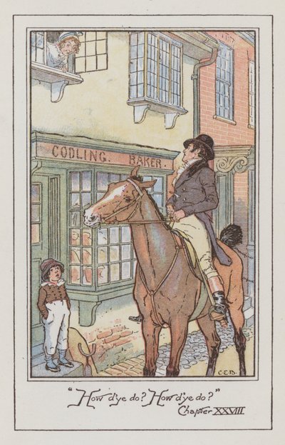 Illustration for Emma by Jane Austen by Charles Edmund Brock