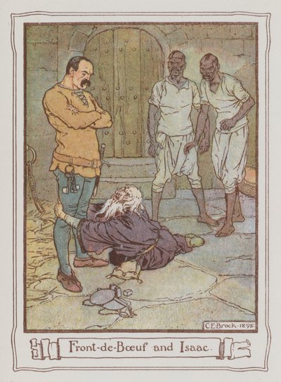 Illustration for Ivanhoe by Sir Walter Scott by Charles Edmund Brock