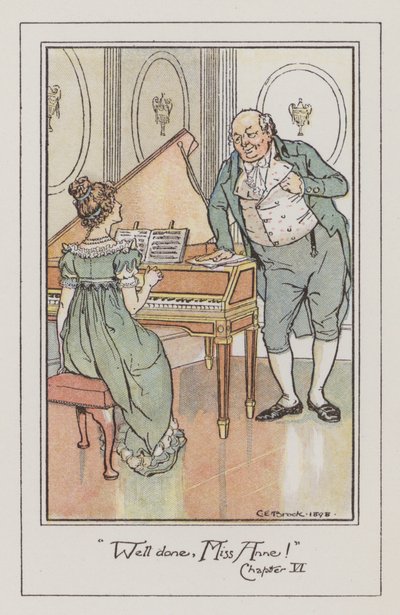 Illustration for Persuasion by Charles Edmund Brock