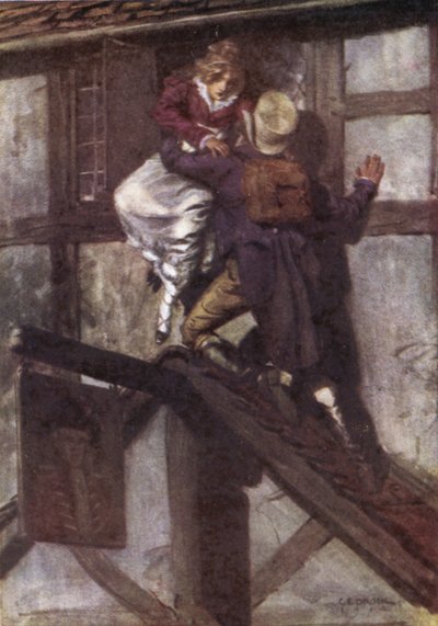 Illustration for The Broad Highway a Romance of Kent by Charles Edmund Brock