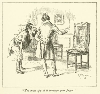 Illustration for The Essays of Elia by Charles Lamb by Charles Edmund Brock