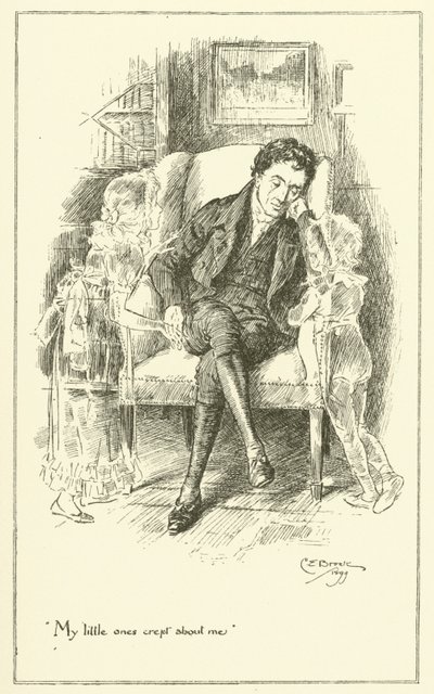 Illustration for The Essays of Elia by Charles Lamb by Charles Edmund Brock