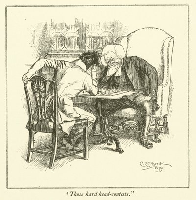 Illustration for The Essays of Elia by Charles Lamb by Charles Edmund Brock