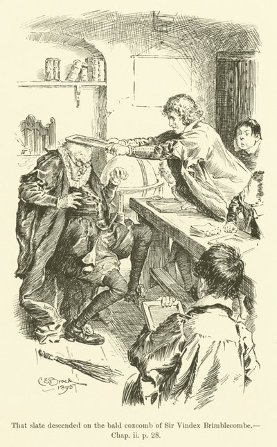Illustration for Westward Ho! by Charles Kingsley by Charles Edmund Brock