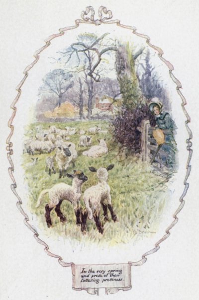 In the very spring and pride of their tottering prettiness by Charles Edmund Brock