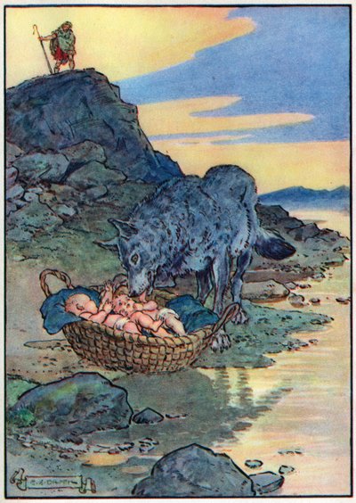 Romulus and Remus (from 