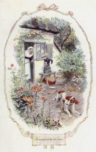 Screamed at by the dame by Charles Edmund Brock