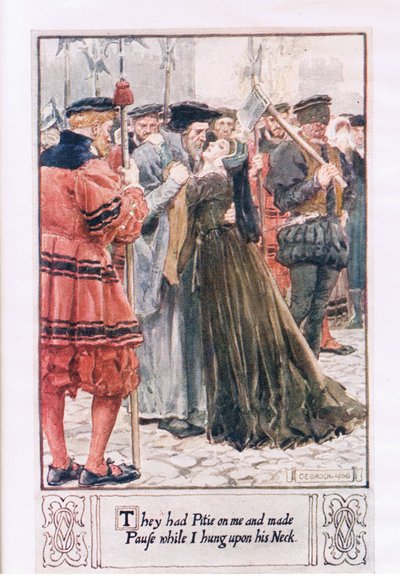 They had pity on me and made pause while I hung upon his neck by Charles Edmund Brock