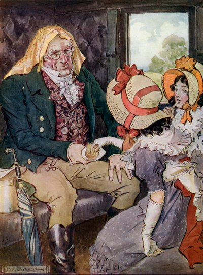 They Took the Sweets He Offered Gratefully by Charles Edmund Brock