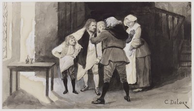 The Man Who Laughs - Ursus Spies on the Police by Charles Edouard Delort
