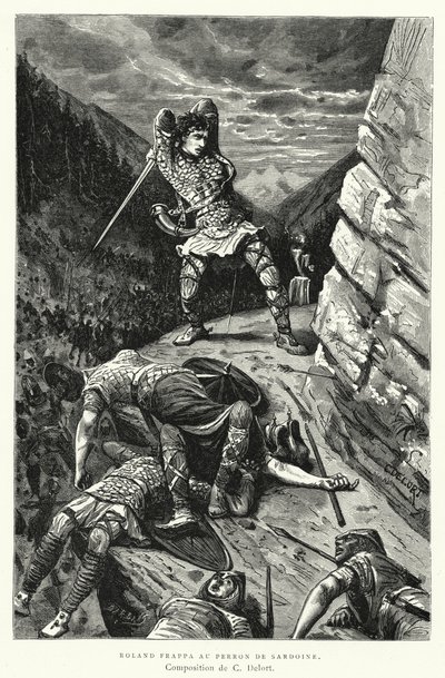 Roland Frappa at the Perron of Sardoine by Charles Edouard Delort