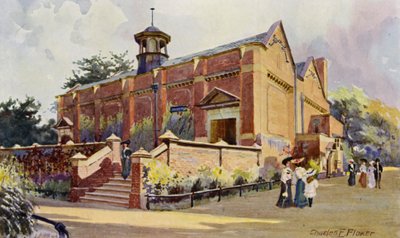 London Zoo: Ape House by Charles Edwin Flower