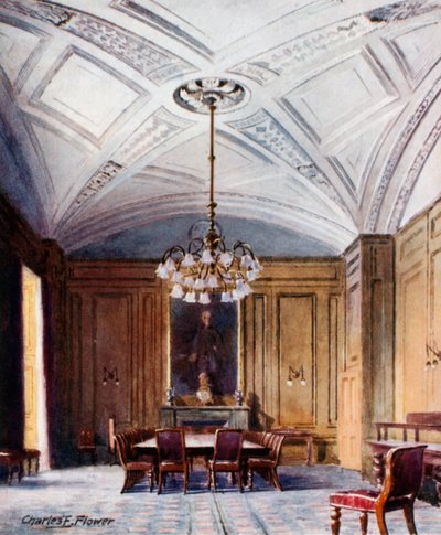 The State Dining Room, No 10 Downing Street by Charles Edwin Flower