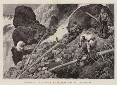 Goat-Shooting in the Cascade Mountains, British Columbia by Charles Edwin Fripp