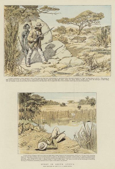 Sport in South Africa by Charles Edwin Fripp