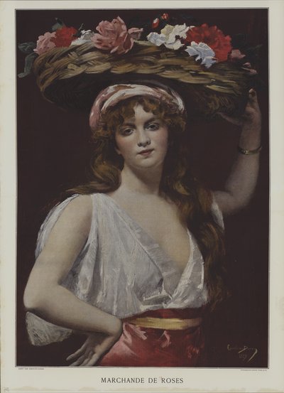 Rose Seller by Charles Emile Auguste Carolus Duran