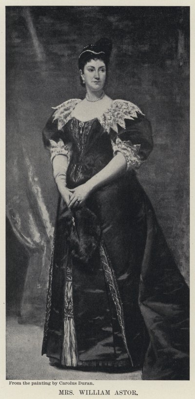 Mrs William Astor by Charles Emile Auguste Carolus Duran