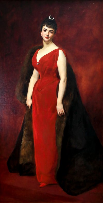 Portrait of Madame Edgard Stern by Charles Emile Auguste Carolus Duran