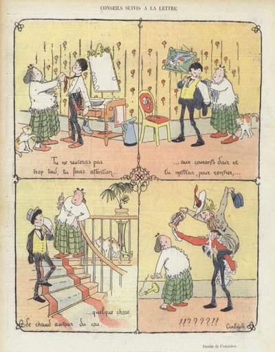 Illustration for Le Rire by Charles Emile Egli
