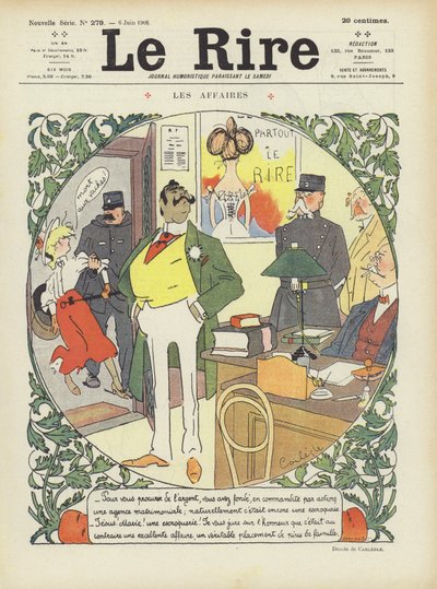 Illustration for Le Rire by Charles Emile Egli