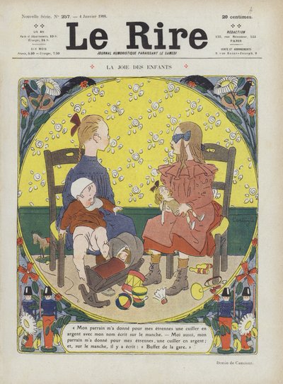 Illustration for Le Rire by Charles Emile Egli