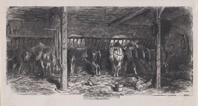 December from Album of Rustic Subjects by Charles Emile Jacque