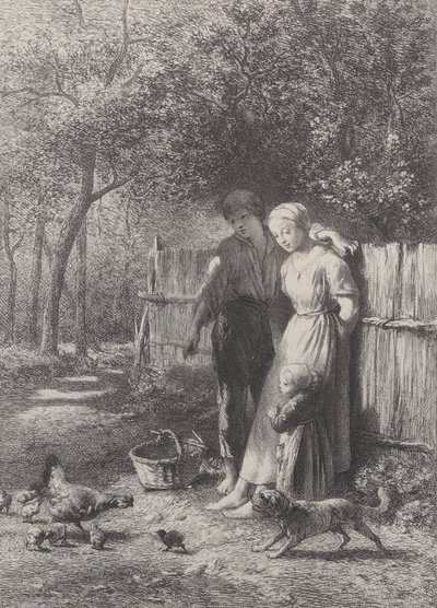 Spring, 1864 by Charles Emile Jacque