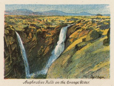 South Africa: Aughrabies Falls on the Orange River by Charles Ernest Peers