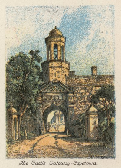 South Africa: The Castle Gateway, Capetown by Charles Ernest Peers