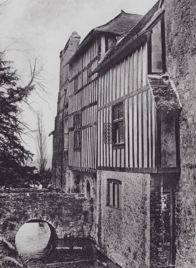 Ightham Mote (b/w photo) by Charles Essenhigh Corke