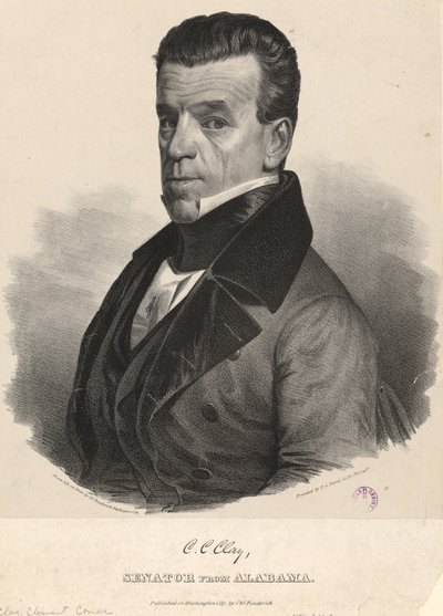 Clement Comer Clay by Charles Fenderich