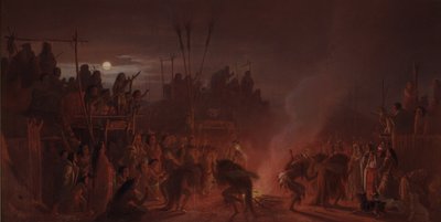 The Buffalo Dance by Charles Ferdinand Wimar