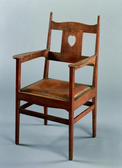 Dining Chair with Arms and Drop-in Seat, c.1902 by Charles Francis Annesley Voysey