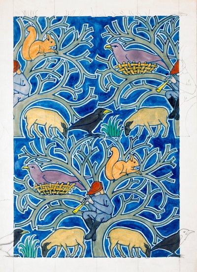 Pied Piper of the Animals by Charles Francis Annesley Voysey