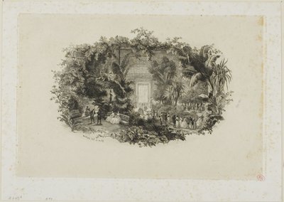 The Winter Garden by Charles Francois Daubigny