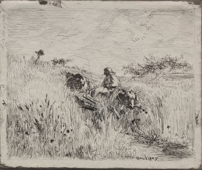 Path Through the Grain Field by Charles Francois Daubigny