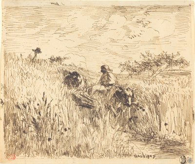 Path through a Wheat Field by Charles Francois Daubigny
