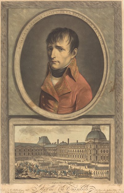 Bonaparte First Consul of the French Republic by Charles Francois Gabriel Levachez