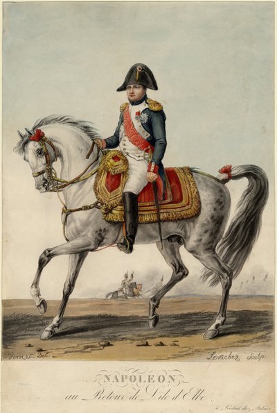 Napoleon Returning from the Island of Elba by Charles Francois Gabriel Levachez