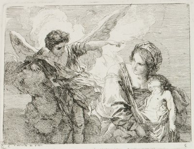 Hagar by Charles Francois Hutin