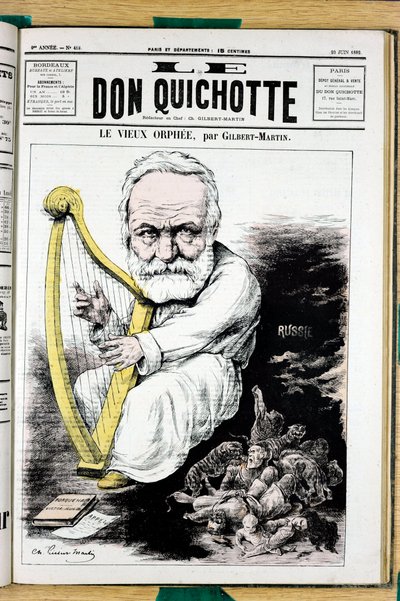 Cover of Le Don Quixote, number 418, Satirical in Colors by Charles Gilbert Martin