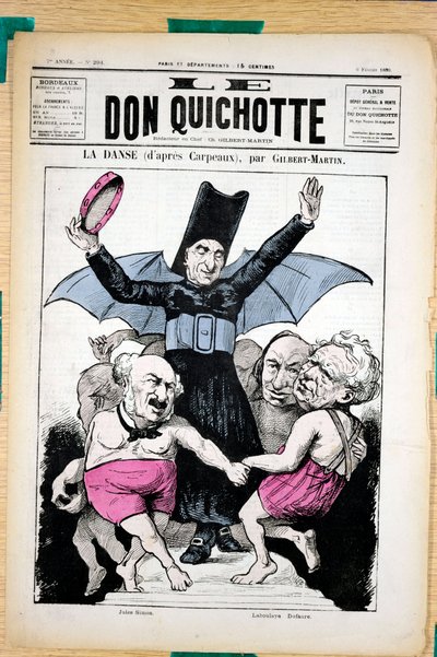 Cover of Le Don Quixote, number 294, Satirical in Colors by Charles Gilbert Martin
