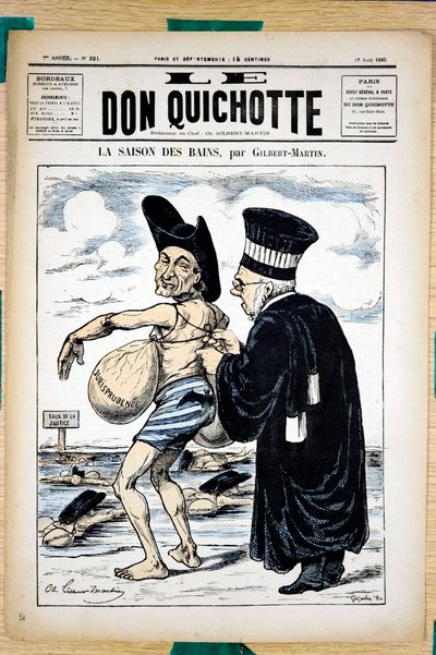 Cover of Le Don Quixote, number 321, Satirical in Colors by Charles Gilbert Martin