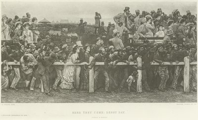 Here They Come: Derby Day by Charles Green