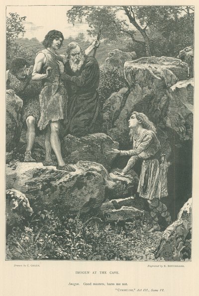 Illustration for Cymbeline by Charles Green